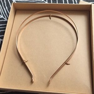 Jen Atkin Chloe & Isabel Rose Gold Metal Headband